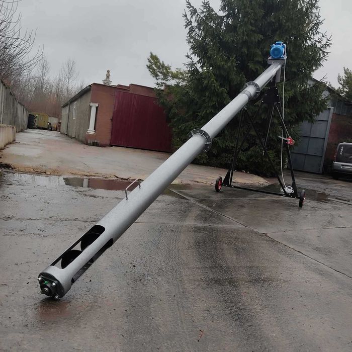 Шнековый погрузчик. Гвинтовий конвеєр. Шнек 133х12 м, протруйник