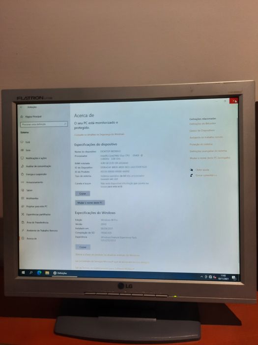 HP 8000 Elite SFF E8400, 220GB, DVD, Windows 10 Pro