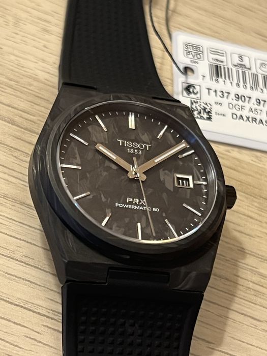 Tissot PRX Carbon Powermatic 80 - Novo