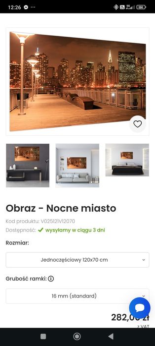 Obraz Nocne miasto