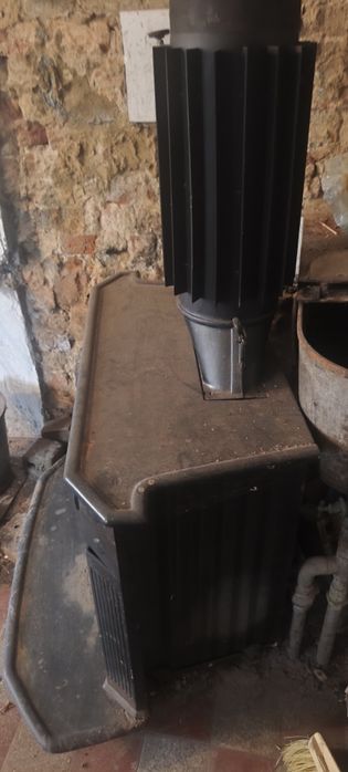 Kominek piec na budowę do garażu warsztatu