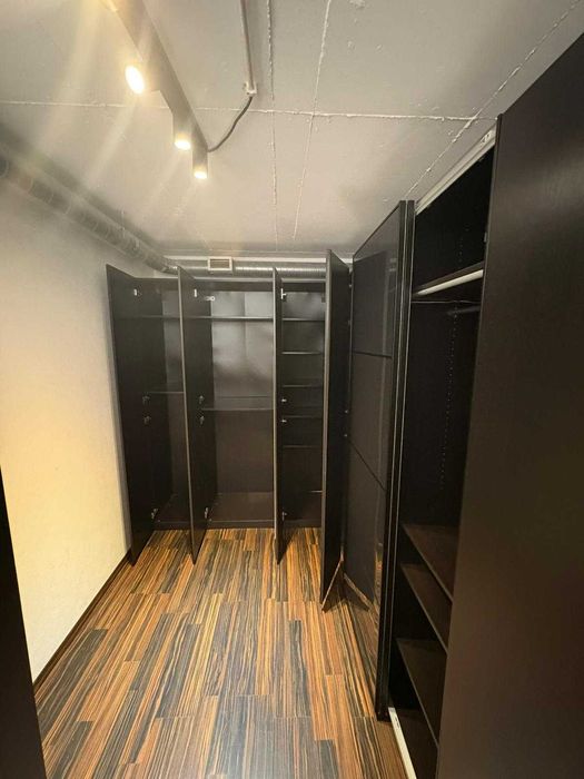 Armários MDF Preto Closet/Arrumos