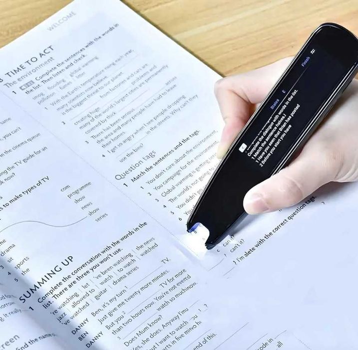 Elektroniczny Tłumacz Języków Translator Tekstu Mowy Ekran Dotykowy