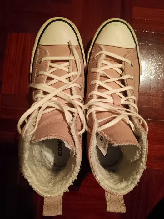 Allstar cano alto em rosa
