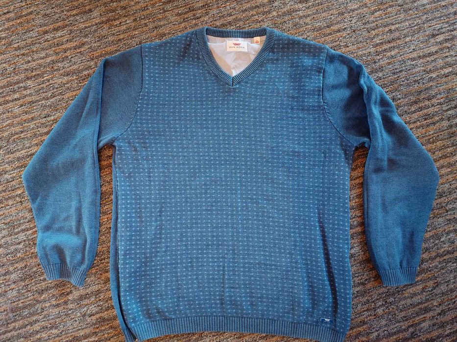 Męski sweter Van Horn r. XL / do lekkiego odkłaczkowania