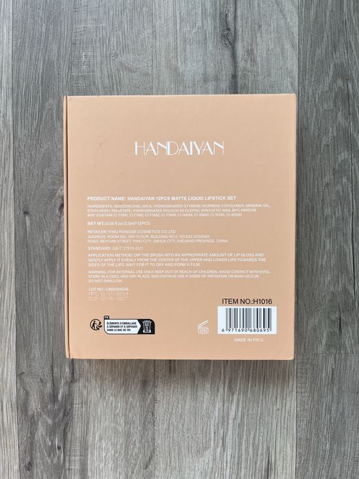 Zestaw pomadek do ust Shein NOWE