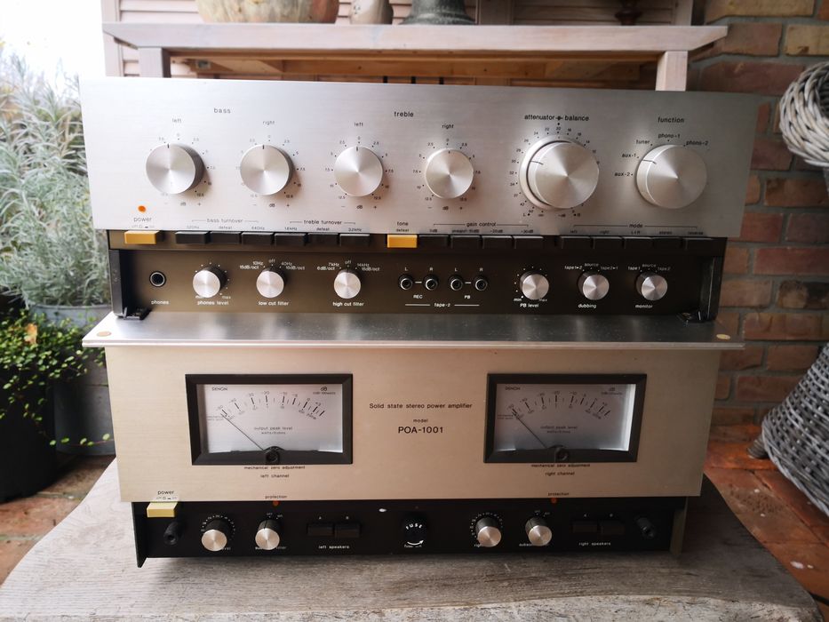 Wzmacniacz Denon Poa1001 i pre Pra1001