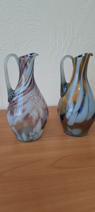 Кувшин. Гутное стекло.