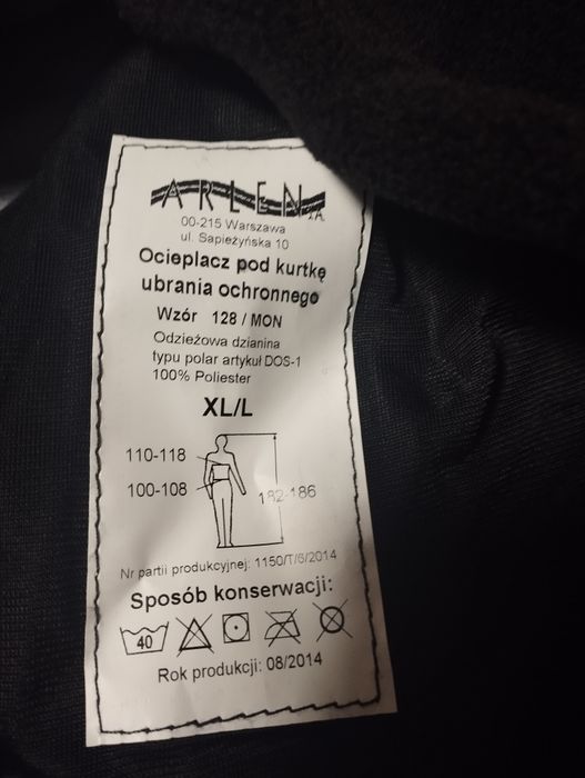 Ubranie ochronne XL/L