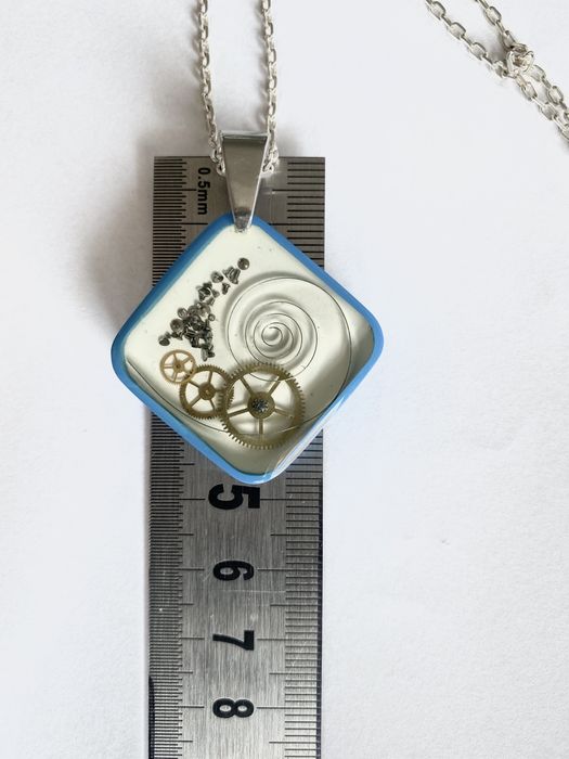 Naszyjnik/ wisior - mechanizm starego zegarka