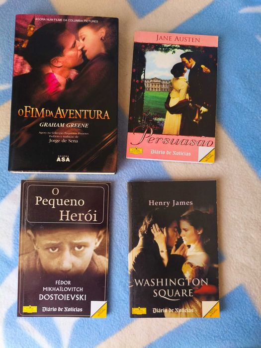 Lote 4 Livros Grandes Clássicos da Literatura Universal (Greene, Austen, Dostoievski)
