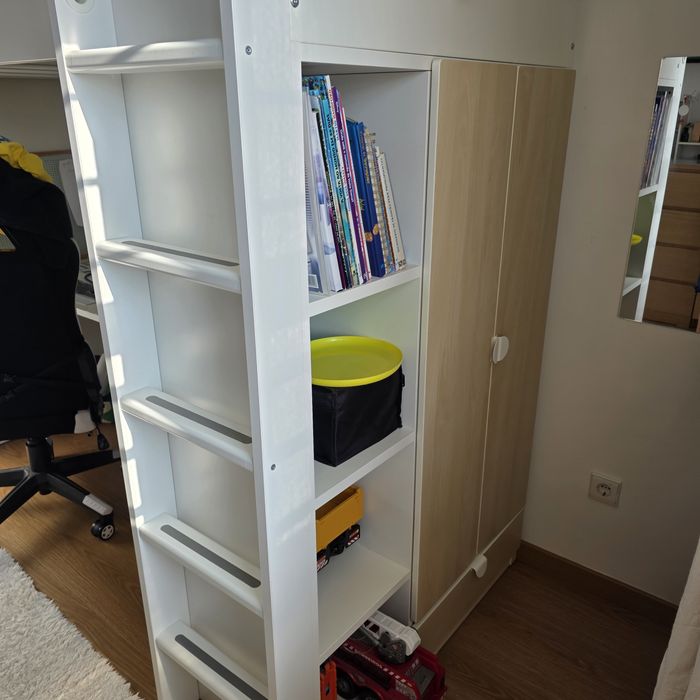 Cama estrutura alta ikea