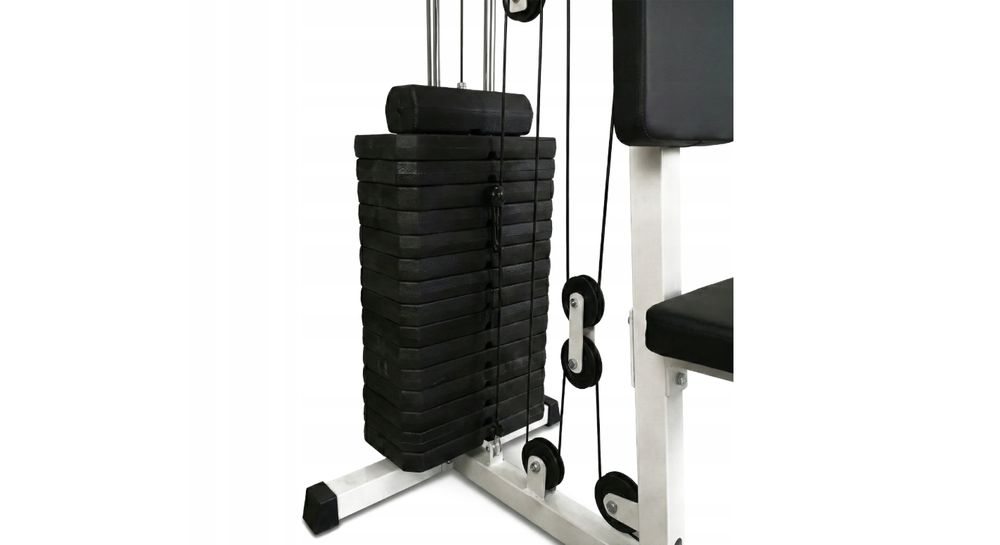 Atlas Treningowy 90KG Wyciag Gorny Dolny Lawka Modlitewnik