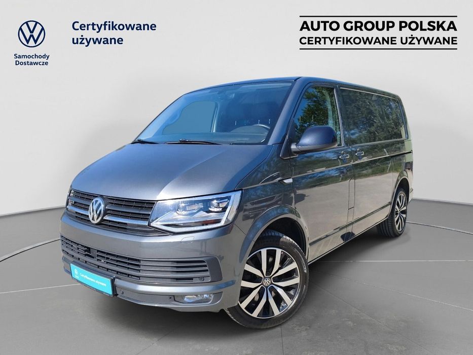 Volkswagen Transporter T6 BiTDI L1H2 4Motion DSG  T6 L1H2 + Pakiety, ACC, Hak, Podgrzewany fotel, GPS, Kamera, LED, 1 wł