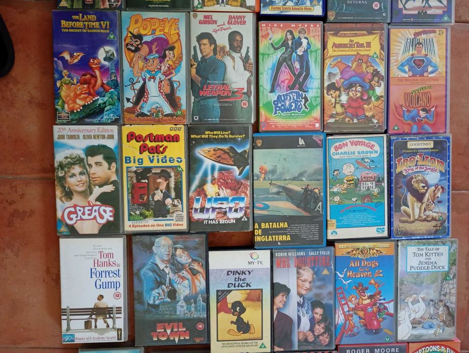 Cassettes VHS 3€ cada