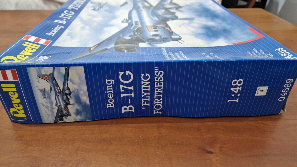 Modelismo Kit B-17G Flying Fortress 1:48, miniatura