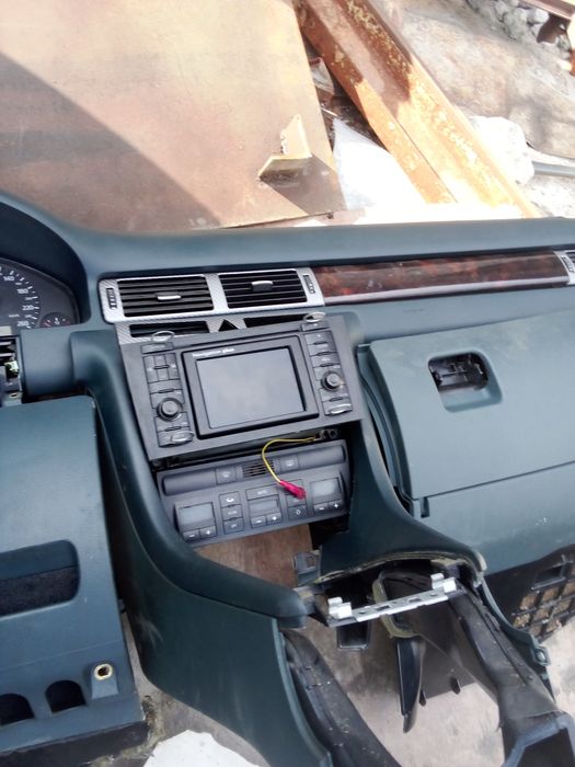 Шахта 2 динового Магнитофона Ауди А6 С5 магнитола 2 Дин