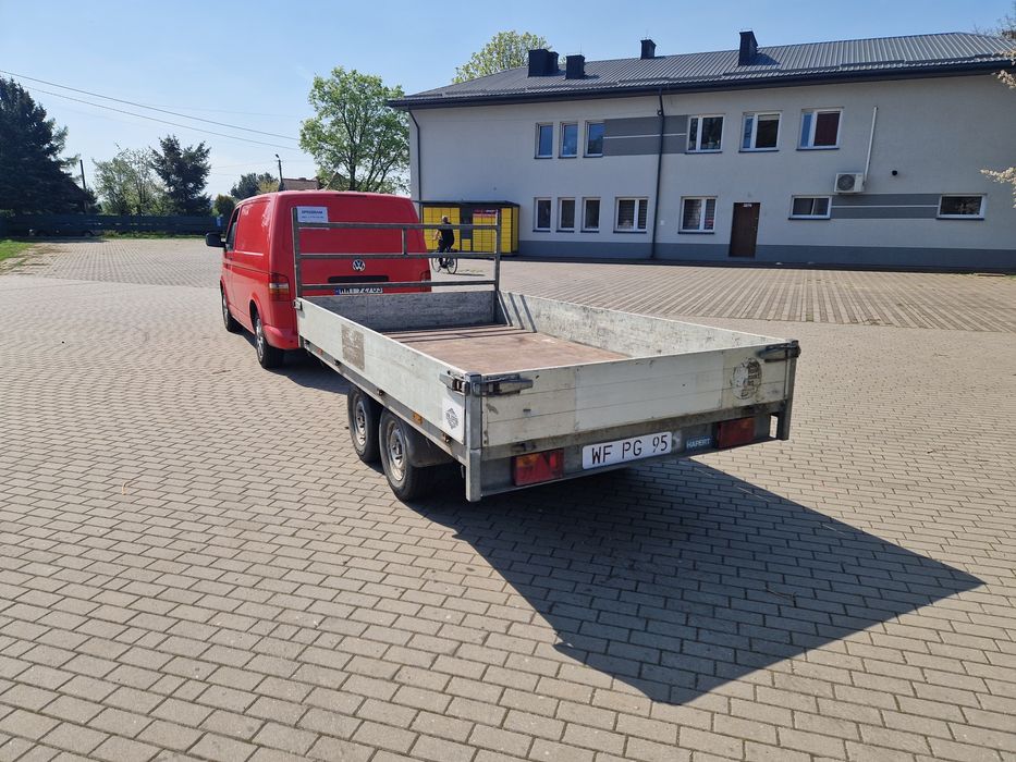 Przyczepa towarowa burtowa  2000dmc Hapert 2002r Sprowadzona 180x3.3m