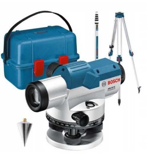 Niwelator optyczny Bosch GOL 32 D 120 m IP54 BT 160 GR500