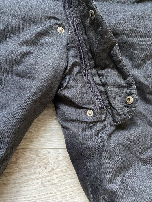 Зимовий графітовий комбінезон з опушкою DoRechi (розмір - 80 см)