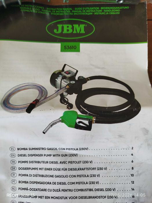 Bomba gasóleo JBM