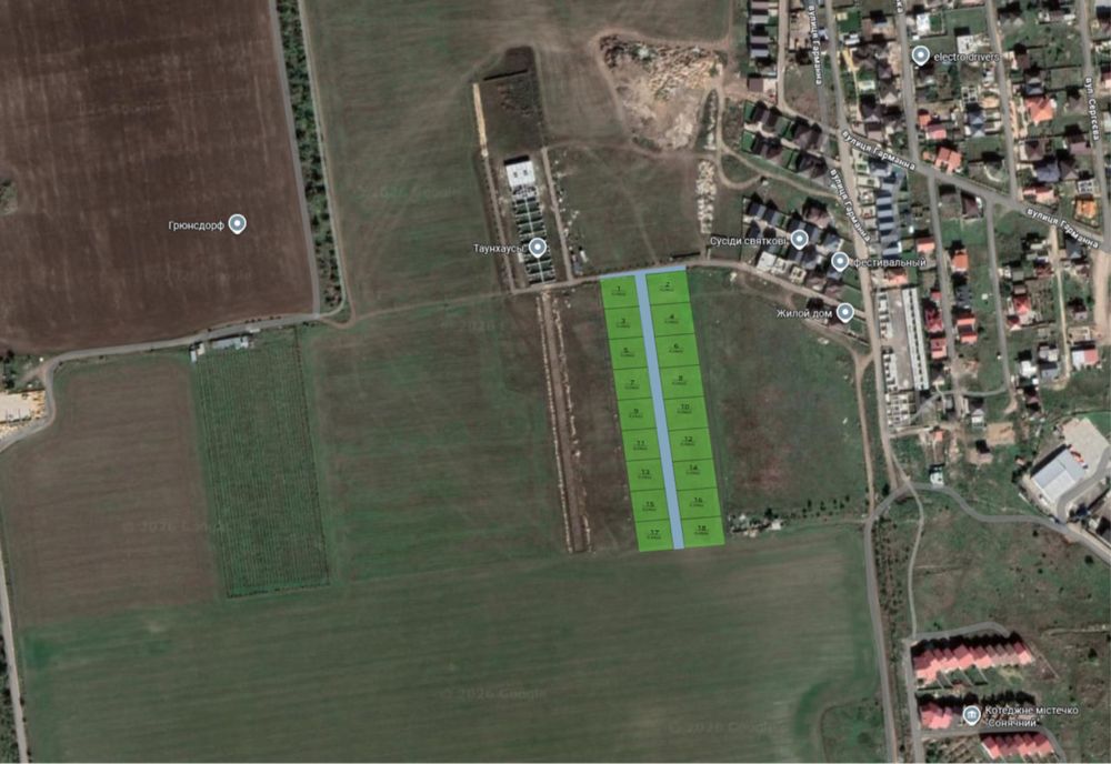 *Участки в Червоном хуторе от 5 соток. Акционная цена  - 6750$ ! - View 2