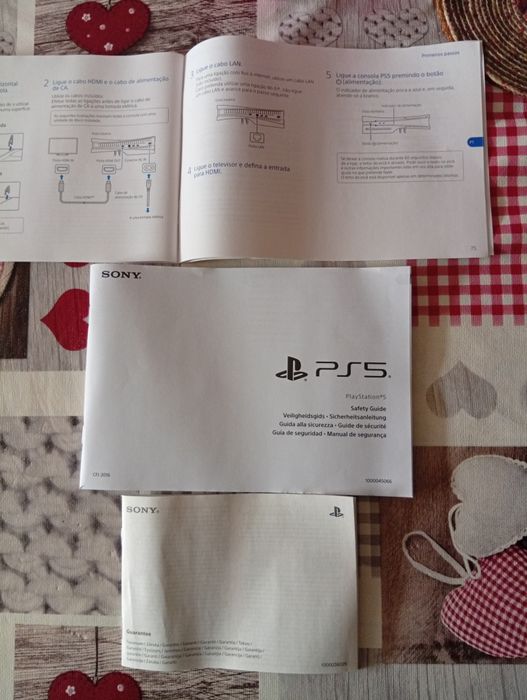 Manuais PS5 Slim 1TB