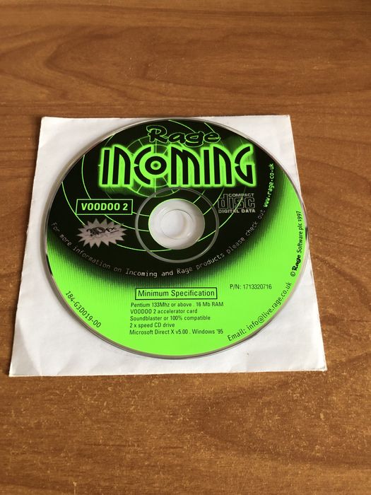 Gra Rage Incoming 1998 retro PC