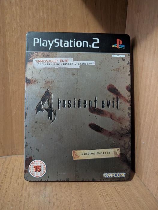 Resident Evil 4 рідкісне видання Steelbook PS2
