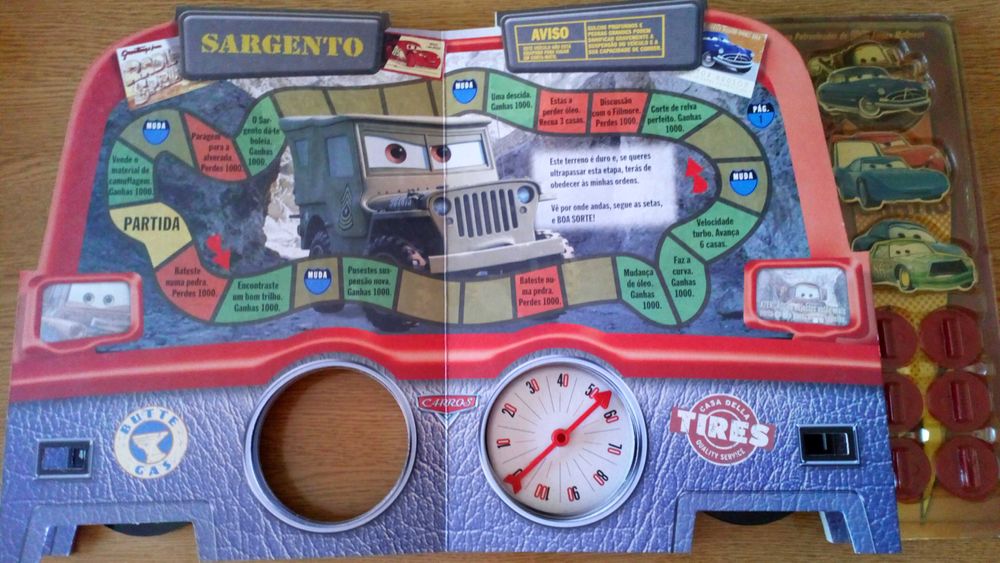 Livro de jogos de "Carros", Faísca McQueen