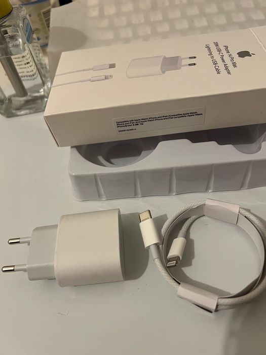 Carregador para iPhone adaptador e cabo