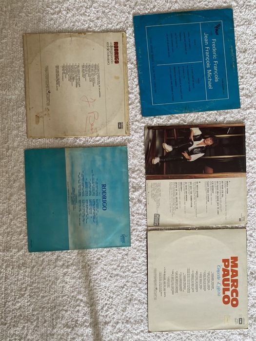 Vários discos de vinil