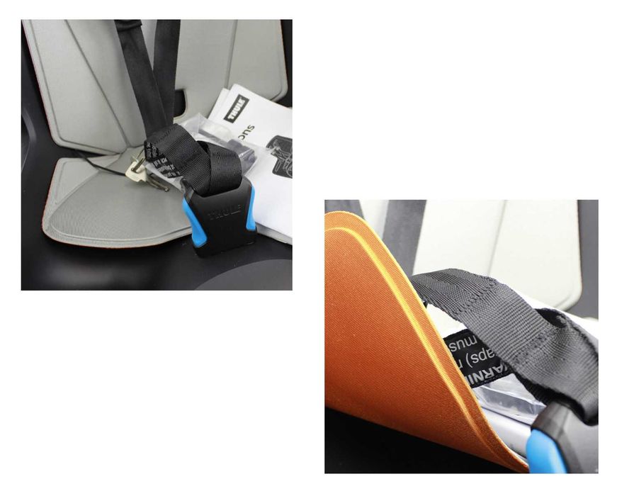 Fotelik rowerowy Thule Ride Along regulowany odchylany