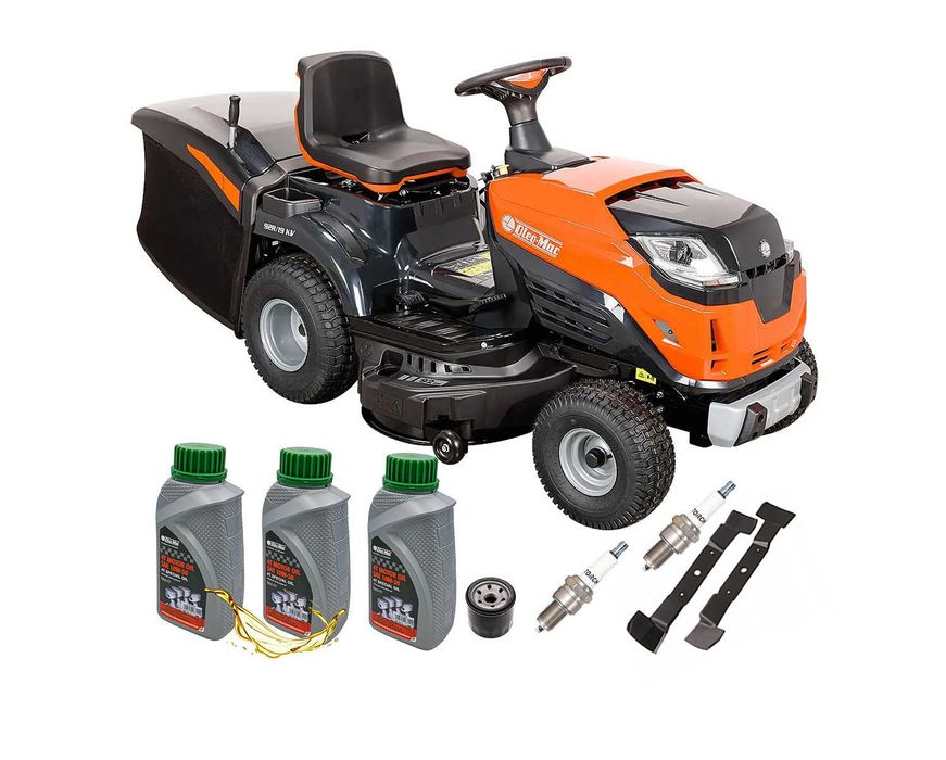 Kosiarka TRAKTOREK ogrodowy Oleo-Mac OM 92R/19KV |kosz 300L |transport