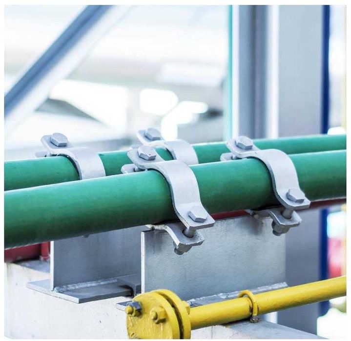 Obejma do rur, stal nierdzewna 27mm 2 sztuki Sourcing map