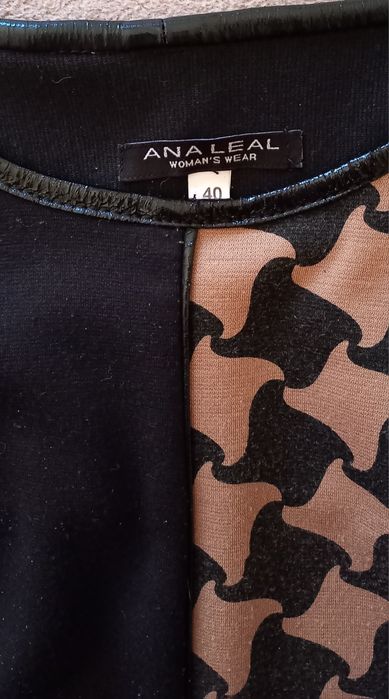 Vestido s/ mangas (cavas) da Ana Leal