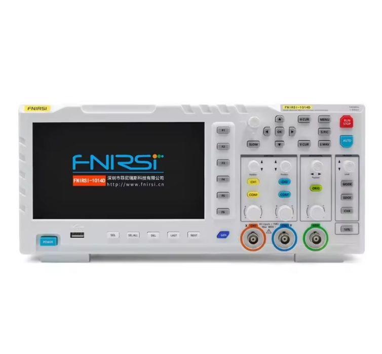 Fnirsi 1014D oscyloskop cyfrowy 2 kanały z generatorem.