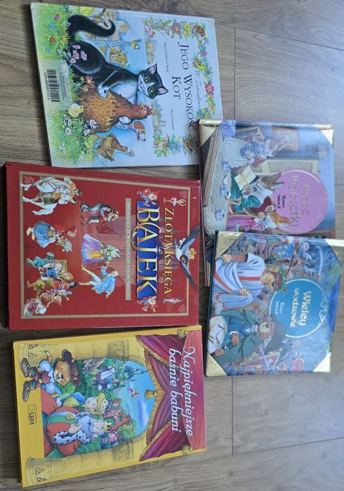 Zestaw książek dla dzieci – bajki, baśnie i opowieści
