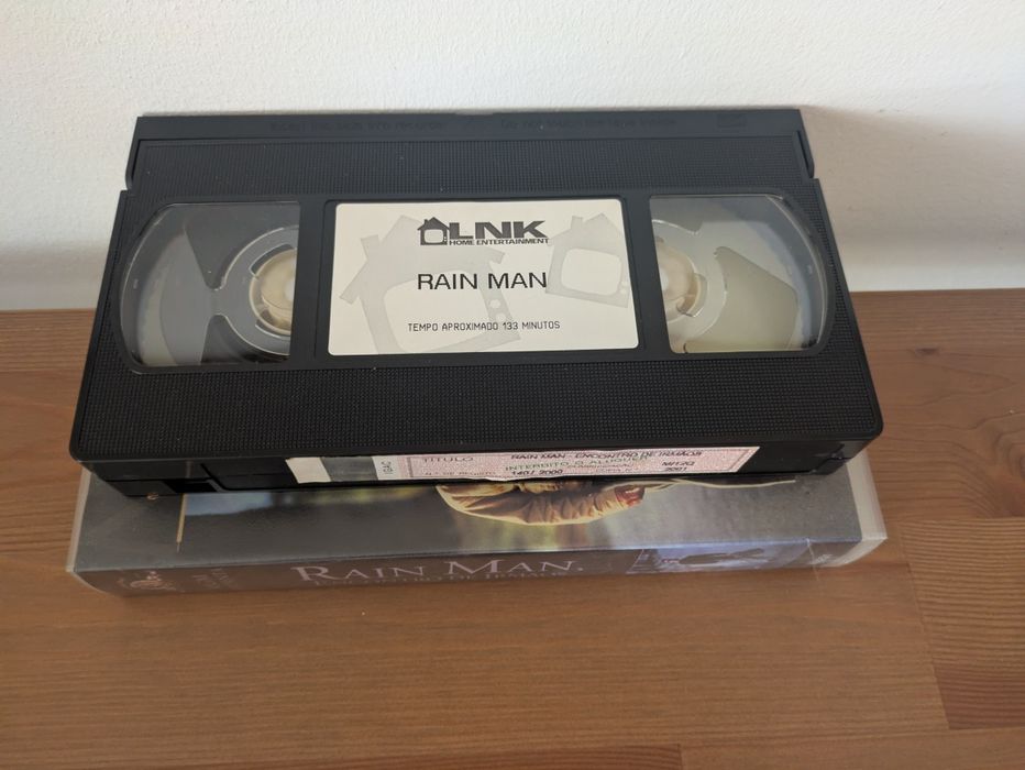 VHS " Rain Man " 1988 (Opt. Estado)