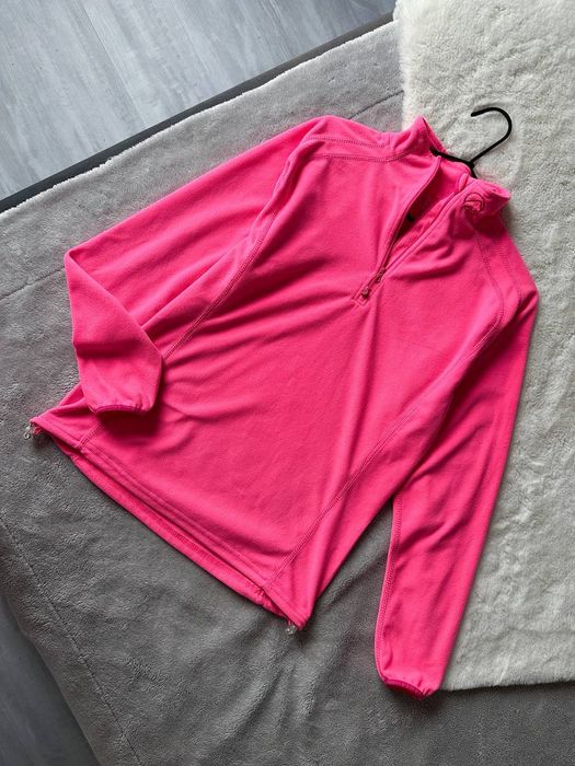 Рожева флісова кофта , м'який тонкий якісний Розмір М-S