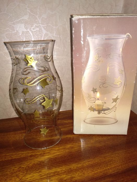 Стеклянное ограждение для свечи, торшер для лампы