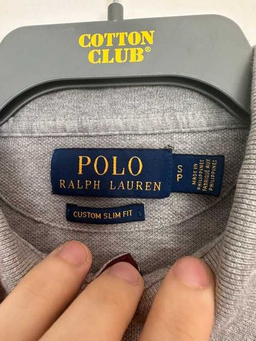 Polo Ralph Lauren Polo Bear Rugby – szare polo 100% bawełna NOWA