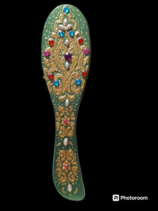 Унікальний гребінець/щітка для волосся "Роксолана" (хенд мейд)