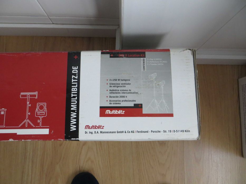 Kit Luzes Multiblitz 250W Profissional Lght Impecavel