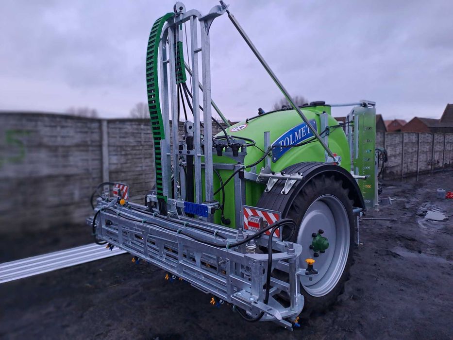 Nowy opryskiwacz ciągany TOLMET BRUNO – 1000–2500 l, belka 12–18 m
