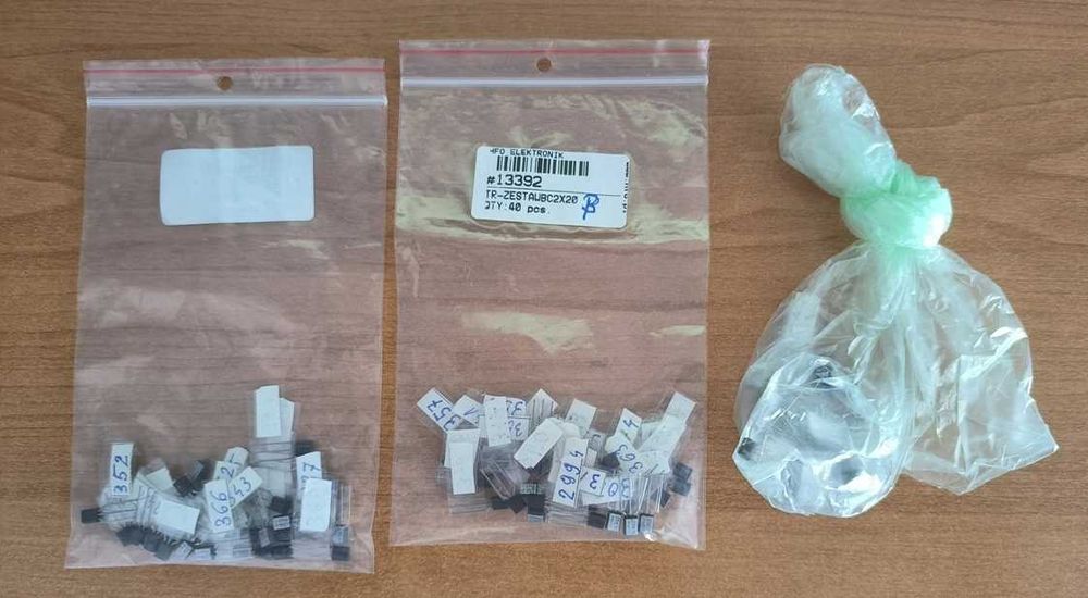 Tranzystory BC547B+BC557B PHILIPS po 40szt