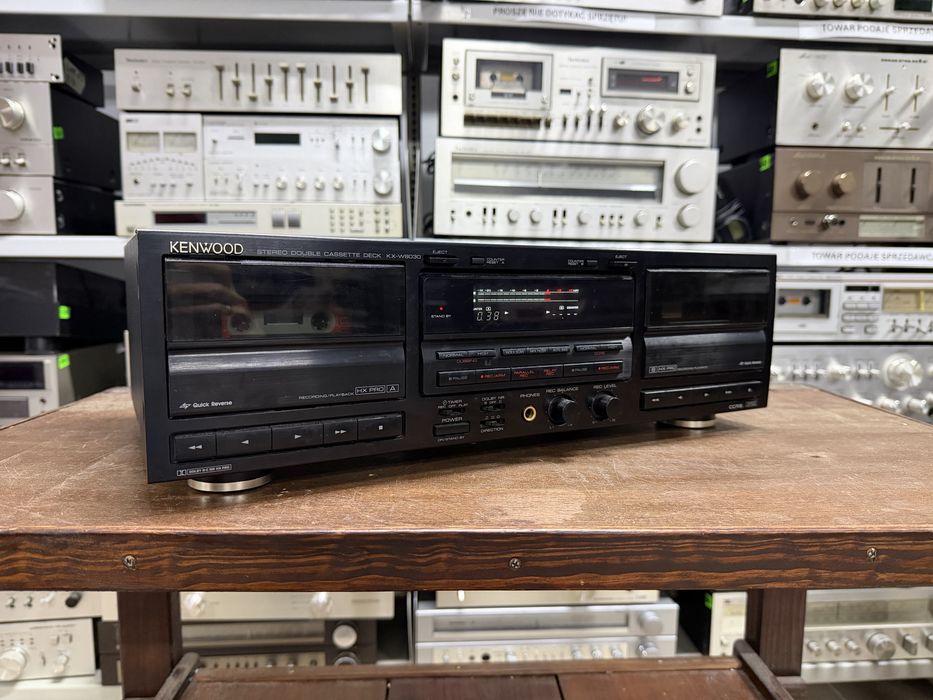 ‼️ Kenwood KX-W8030 – Dwukasetowy Magnetofon Hi-Fi z Dolby NR i Autorewersem | Audio Room