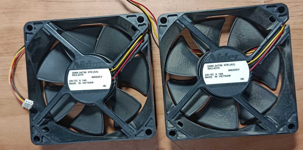Вентилятор ( кулер) 24 Вольт 0,14 Ампер