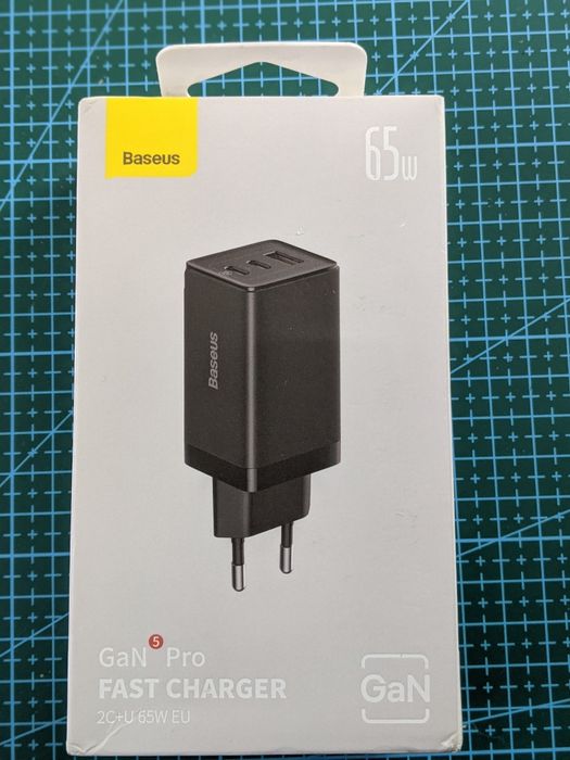 Зарядний пристрій Baseus GaN 5 Pro 65W