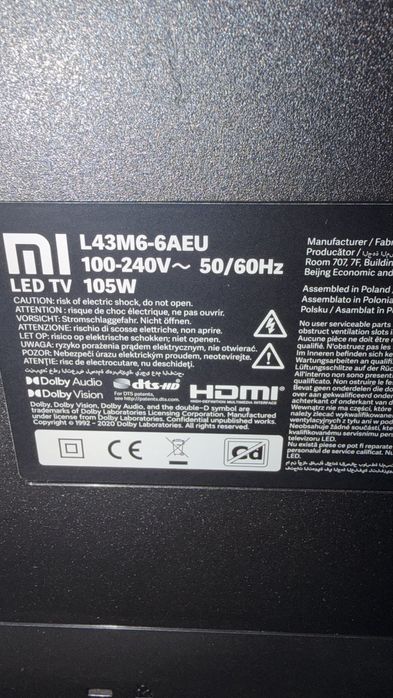 Vendo tv Xiaomi Android